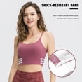 thumbnail image 4 of Sujetador deportivo para mujer, espagueti, extraíble, acolchado, inalámbrico, elástico, transpirable Abanopi Sujetador deportivo, 4 of 7