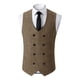 thumbnail image 1 of Camiseta sin mangas con cuello en V para hombre, color liso, sin mangas, cuello en V, informal, de moda, blusa para hombre, 1 of 6