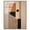 Silver Frame, variant on Block of Memories Framed High-Gloss Acrylic Glass Wall Art Modern Midcentury by Art Remedy, White Frame, 16 x 20