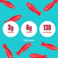 SmartSweets Sweet Fish, Candy with Low Sugar (3g), Low Calorie(100