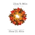 thumbnail image 4 of Aurorax Fall Wreaths for Front Door 22 inch,Fall Wreath Decorations with Sunflower Pumpkin Maple Leaves Farmhouse Sunflower Wreath Decor Indoor Wall Mantel, 4 of 6