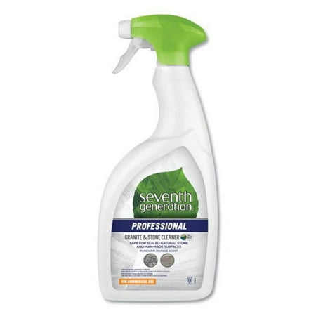 Seventh Generation SEV44725CT 32 oz Granite & Stone Cleaner - Mandarin Orange Scent