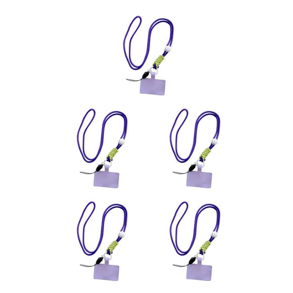Seitruly Cordón universal para teléfono móvil con gancho, cordón colgante portátil ajustable para el cuello, correas antipérdida de Type2 NO2