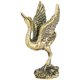 thumbnail image 1 of Estatua de grulla china en miniatura, figura de grulla de latón, decoración del hogar, regalo de inauguración de la casa, 1 of 7