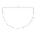 thumbnail image 5 of Calloway Mills The General Half-Circle Door Mat 2' x 3', 5 of 5