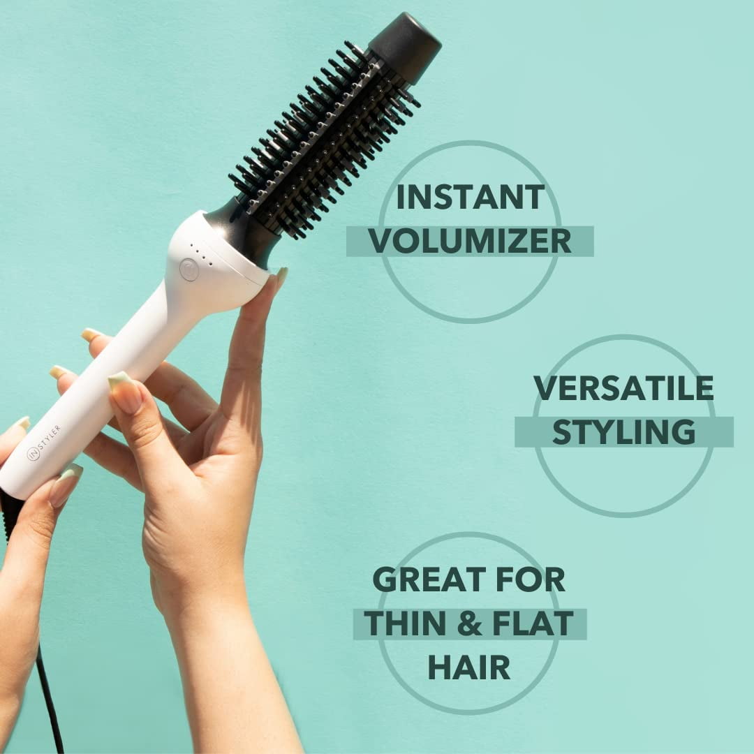 InStyler Freestyle 1” Ionic Ceramic Styler Round Hair Brush