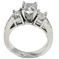 thumbnail image 2 of Pompeii 2ct Princess Cut Engagement  Diamond Ring 14K White Gold (G/H,I1-I2), 2 of 4