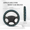 thumbnail image 5 of Balery Space and Animals print Steering Wheel Covers Elastic Skidproof Steering Wheel Protective Cover Case for Men Women Universal 15 Inches Cars Accessories, 5 of 8