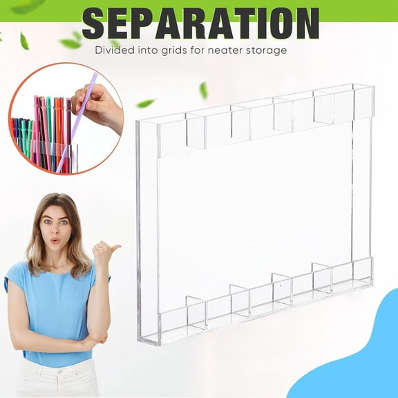 1Pc Clearance Under $7 Straw Dispenser Straw Holder Acrylic For Counter Hold Straws Clear (A)