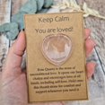 thumbnail image 1 of Mothers Day Humorous Mother Day Card Gift With Heart Shaped Stone Good Luck Support Greeting Card Faux Birthday Day Gift, 1 of 5