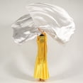 thumbnail image 2 of Baisdan Dance Satin Flag Worship Flag Church Praise Dance Accessories Silver 1 Pair, 2 of 6