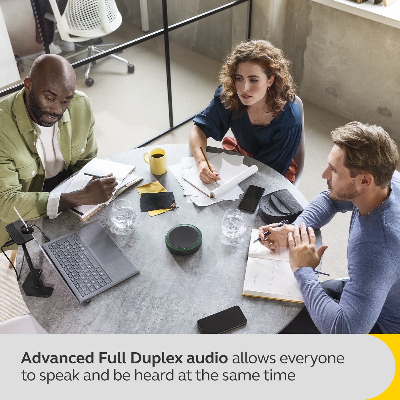 Jabra Speak2 75 - MS Teams, Dark Grey Portable Speaker for Music and Calls Dark Grey