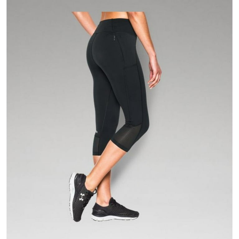 Womens Under Armour UA Fly-By Compression Capri Tights