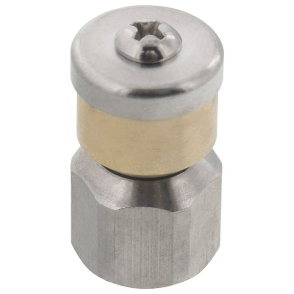 Erie Tools Rotating 1/4" Sewer Jetter Nozzle for Drain Cleaning 10.0 Orifice