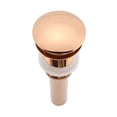 thumbnail image 3 of Zerodis G1-1/4 Tapón de desagüe de latón para fregadero de ba?o, sin rebosadero oro rosa) Khall Tendencias, 3 of 6