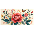 thumbnail image 3 of Colorful Floral Patterned Backdrop Banner Party Decorations Spring Festival Event Photography Props Background Decor Happy Gathering Celebration Decorations, 3 of 4