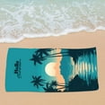 thumbnail image 2 of LYEAA Oversized Beach Towels Microfiber 80x160cm Sandproof Beach Towel Beach Blanket Hawaiian Bath Towel Lightweight Seaside Sitting Blanket for Travel Vacation Swimming Pool, 2 of 6