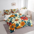 thumbnail image 3 of Castle Fairy Teenagers Chic Floral Daisy Bedding Comforter Set,Vintage Full Bedding Set, 3 of 8