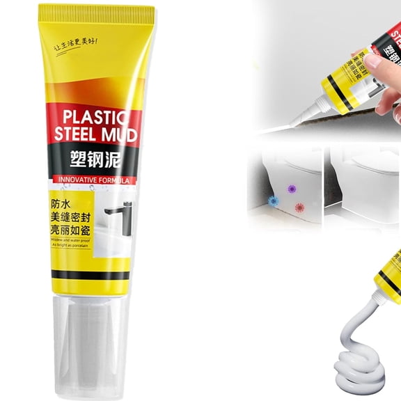 Multifunctional waterproof white caulk, kitchen and bathroom caulk sealant, strong-bonding white caulk, window, toilet, and sink caulk sealant.
