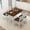 Dark Brown Top-White Frame, variant on Alpha Joy Farmhouse Dining Table Set for 4 Solid Wood Kitchen Chairs and Table Set, Walnut & White