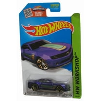 Hot Wheels HW Workshop (2013) Purple '13 Chevy Camaro Special Toy Car 232/250 - (Card Wear)
