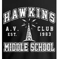 thumbnail image 2 of Hawkins Middle School AV Club T-Shirt Black XL, 2 of 4