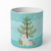 Danish Spitz Christmas Tree 10 oz Decorative Soy Candle 3.25 in x 3.75 in