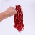 thumbnail image 5 of SHAR Cheerleader Pompoms Set - 14 Metallic Foil Hand Flowers - Perfect for Cheering Ball Dance, 5 of 5