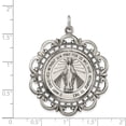 thumbnail image 2 of White Sterling Silver Charm Pendant Themed 45 mm 35, 2 of 2