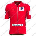 thumbnail image 4 of Maillot de ciclismo de la Vuelta a España 2024 TDF de manga corta, ropa de ciclismo roja, ropa de ciclismo de carretera, camiseta verde y amarilla, camisetas de bicicleta, uniformes de MTB, 4 of 5