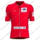 thumbnail image 4 of Maillot de ciclismo de la Vuelta a España 2024 TDF de manga corta, ropa de ciclismo roja, ropa de ciclismo de carretera, camiseta verde y amarilla, camisetas de bicicleta, uniformes de MTB, 4 of 5