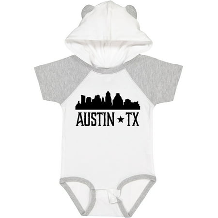 

Inktastic Austin Texas Skyline Silhouette TX City Gift Baby Boy or Baby Girl Bodysuit