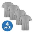 thumbnail image 5 of 4 Pack T Shirts for Men, 100% Cotton Crew Neck Tag Free Young Adult to Mens Shirt, 5 of 7