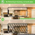 thumbnail image 5 of Lepro GU10 LED Light Bulbs Non-dimmable, 2700K Soft Warm white Indoor Bulbs 4W 50W Replacement for Recessed Track Lighting, 3 Pack, 5 of 7