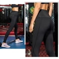 thumbnail image 3 of Leggings 2pcs Women Yoga Pants With Pockets Quick Dry High Waist Workout Leggings Running Pants, 3 of 7