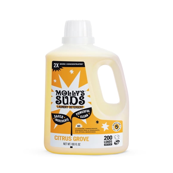Detergente líquido para ropa Molly's Suds Clean 200 cargas