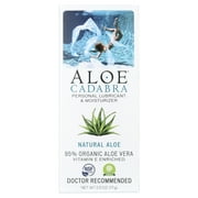 Aloe Cadabra Natural Personal Lube نباتي صالح للأكل Aloe Vera 2.5 oz 2 Pack