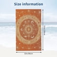 thumbnail image 3 of Boho Beach Towel 32 X 52 Inch, Celestial Mandala Sun Moon Stars Quick Dry Sand Free Microfiber Pool Towel, Bohemian Travel Bath Towel, 3 of 6