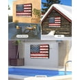 thumbnail image 4 of Vintage American Flag Outdoor TV Cover 52-55 Inch Weatherproof, Country Wooden USA Flag Waterproof Outdoor TV Covers, 4 of 7
