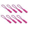 thumbnail image 1 of Tirador de cremallera Sonducket 8 piezas PVC Rosa roja, 1 of 4