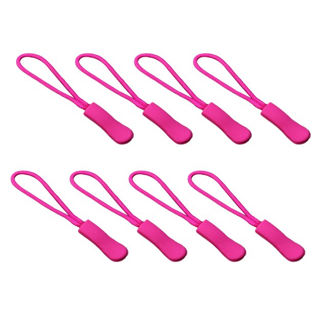 Tirador de cremallera Sonducket 8 piezas PVC Rosa roja