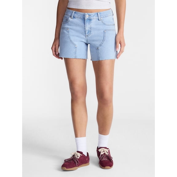 No Boundaries Relaxed Fit Shorts, 5" Inseam, Women's 00-20