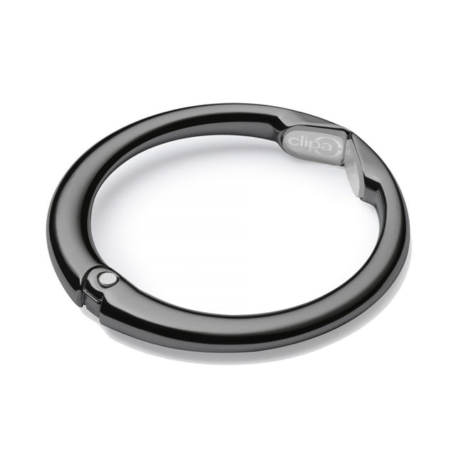 Clipa2 Support de Sac, Hématite Polie