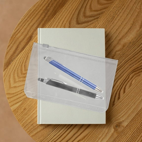 GOOHOCHY 20Pcs Portable Reusable Zipper Pouches Zip Bags for Binders