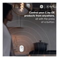 thumbnail image 4 of C by GE Wire-Free Motion Smart Sensor, Battery Powered Motion Sensor, Bluetooth, Ambient Light Detection, White, 1-Pack, 4 of 13