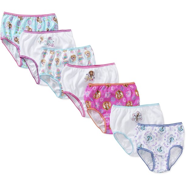Disney Frozen Disney Frozen Toddler Girl Anna, Elsa, Olaf Underwear, 7Pack