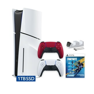 PlayStation 5 Slim 1TB SSD Gaming Console Bundle with Dualsense