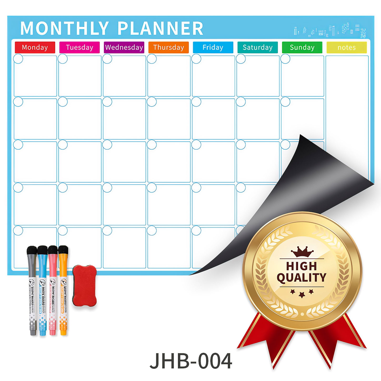 Scribbledo Magnetic 13x17 Monthly Planner for Refrigerator to Schedule  Conveniently –