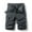Grey, variant on LYMAYTER Casual Shorts for Men Cotton Cargo Shorts Breathable Breathable Shorts with Multi-Pocket 30-38