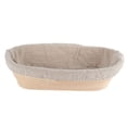 thumbnail image 4 of EIMELI Bread Dough fermentation Bowl Shape Natural Rattan Basket With Removable Lining  10 Size - Oval 28*14*8cm, 4 of 7